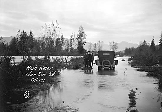 High water Town Line Rd., Oct. -21 Maple Ridge, B.C.