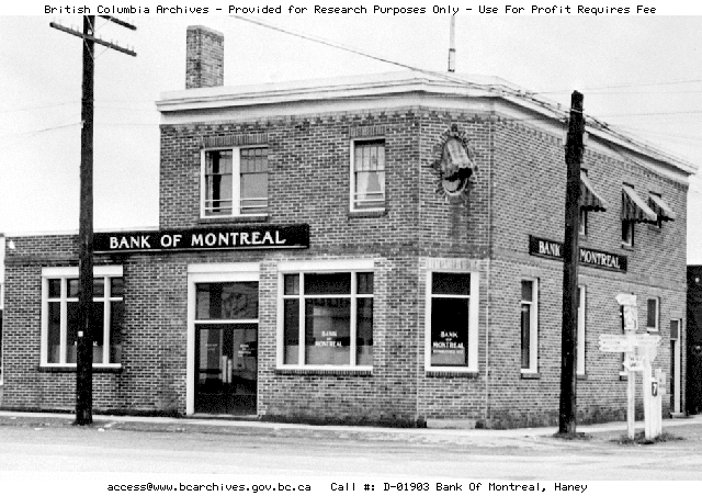 BANK OF MONTREAL, HANEY